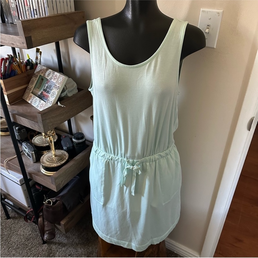 NWT LOFT Lou & Grey Signaturesoft Lite Crossover Back Pocket Dress - Picture 3 of 10